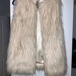 Open Front Fur Vest